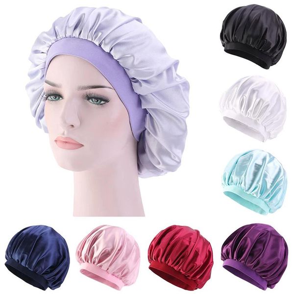 satin silk women wide band elastic bonnet turban night sleep cap arab hair loss hat head cover islamic hats nightcap beanies, Blue;gray
satin silk women wide band elastic bonnet turban night sleep cap arab hair loss hat head cover islamic hats nightcap beanies, Blue;gray