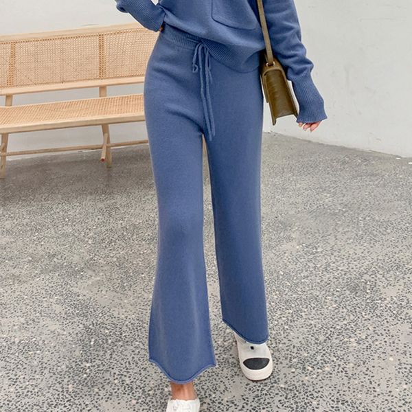 2021 women pants 100% cashmere knitted leggings winter fashion 2colors loose style long ladies trousers 9dst, Black;white
2021 women pants 100% cashmere knitted leggings winter fashion 2colors loose style long ladies trousers 9dst, Black;white