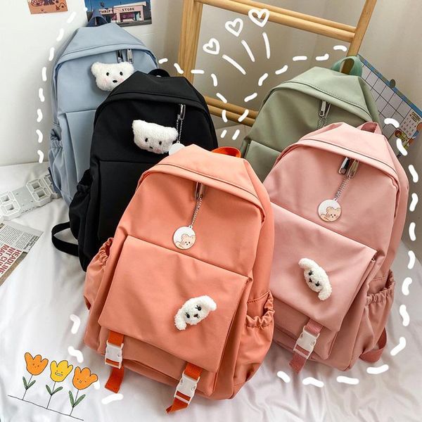 backpack large capacity cute woman 2021 ins schoolbag for teens female korean harajuku high school students ladies blue
backpack large capacity cute woman 2021 ins schoolbag for teens female korean harajuku high school students ladies blue