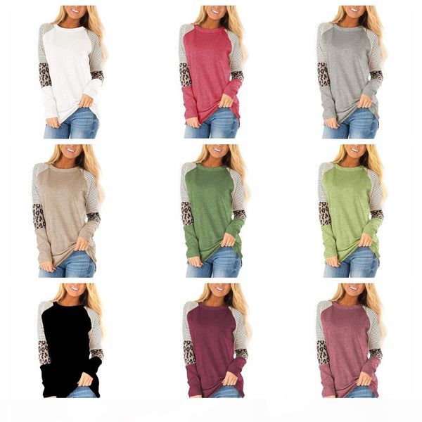women long sleeve shirts leopard patchwork casual t-shirt tees fashion o-neck blouses blusas apparel tee ljja3036, White
women long sleeve shirts leopard patchwork casual t-shirt tees fashion o-neck blouses blusas apparel tee ljja3036, White