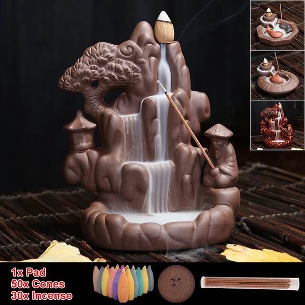 fragrance lamps incense burner retro handmade porcelain ceramic backflow buddhist decoration home with cones stick/pad
fragrance lamps incense burner retro handmade porcelain ceramic backflow buddhist decoration home with cones stick/pad