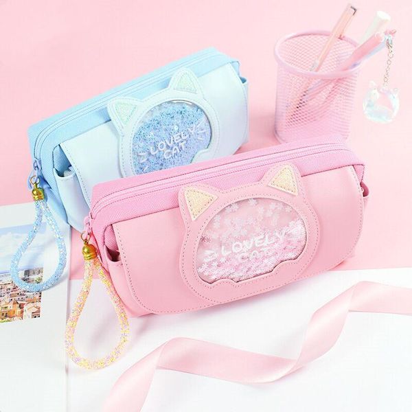 pencil bags sharkbang arrival cute cat large capacity bag pens pouch storage case kids birthday gift school stationery
pencil bags sharkbang arrival cute cat large capacity bag pens pouch storage case kids birthday gift school stationery