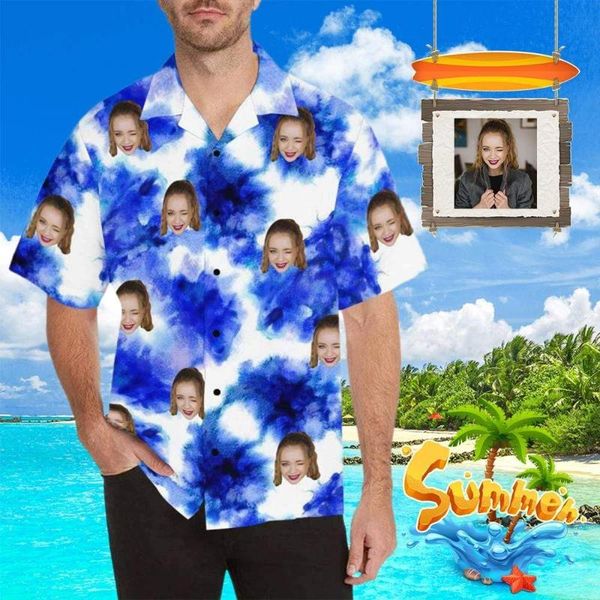 men's casual shirts yescustom t-shirt blue and white summer custom face cardigan beach all over print oversize party hawaiian shirt, White;black
men's casual shirts yescustom t-shirt blue and white summer custom face cardigan beach all over print oversize party hawaiian shirt, White;black