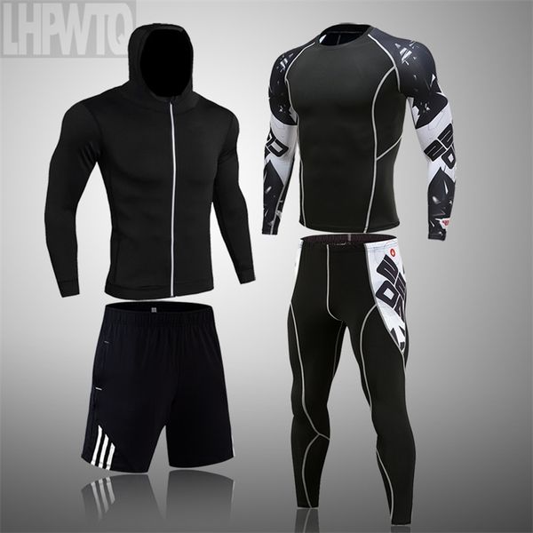 3 pcs/sets men's training clothing suits cycling thermal underwear quick-drying sportswear gym exercise suit compression clothes 210722, Gray
3 pcs/sets men's training clothing suits cycling thermal underwear quick-drying sportswear gym exercise suit compression clothes 210722, Gray