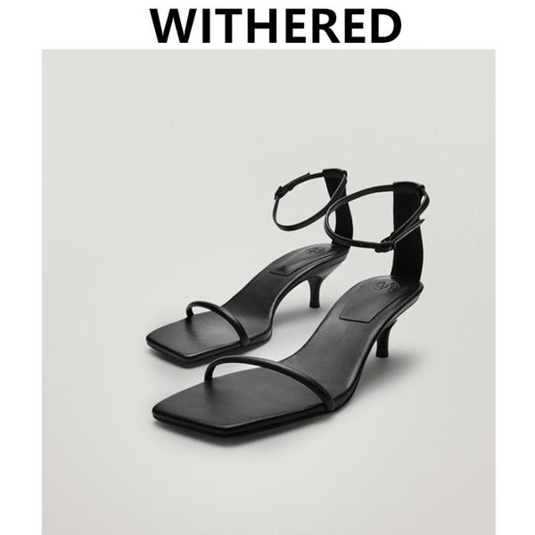 sandals withered 2021 summer england style fashion simple party women thin heel shoes woman, Black
sandals withered 2021 summer england style fashion simple party women thin heel shoes woman, Black