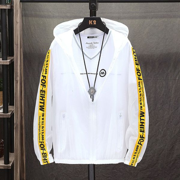 new sunscreen men's trend thin youth spring summer korean slim hooded jacket, Black;brown