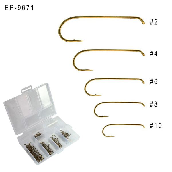 fishing hooks eupheng viking nymph streamer hook wet micro barb classic trailer 100pcs ep-9671
fishing hooks eupheng viking nymph streamer hook wet micro barb classic trailer 100pcs ep-9671