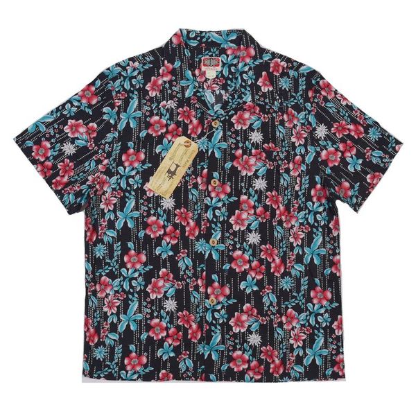 men's casual shirts bob dong flower printing short sleeve easy shirt summer mens camp, White;black
men's casual shirts bob dong flower printing short sleeve easy shirt summer mens camp, White;black