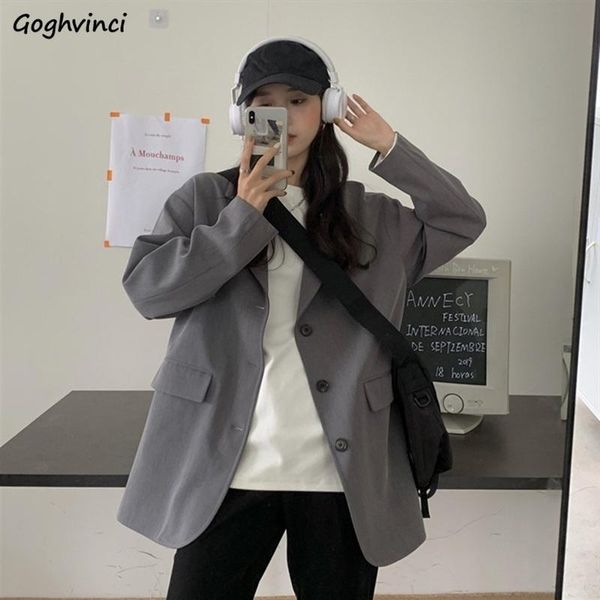 women's suits & blazers blazer women korean style lady fashion all-match solid loose single breasted leisure simple street wear chic no, White;black
women's suits & blazers blazer women korean style lady fashion all-match solid loose single breasted leisure simple street wear chic no, White;black