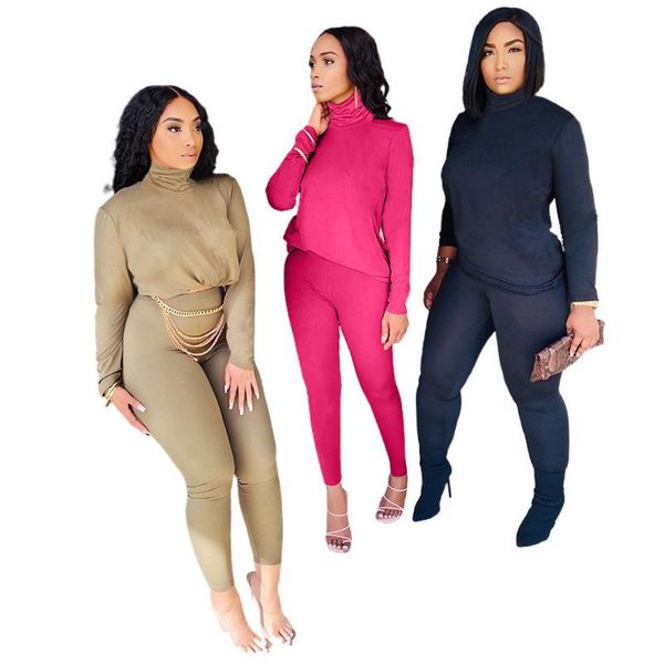 women's two piece pants 2 pcs women set turtleneck pullover long sleeve crop tshirt skinny legging bodycon sport fitness home pieces tr, White
women's two piece pants 2 pcs women set turtleneck pullover long sleeve crop tshirt skinny legging bodycon sport fitness home pieces tr, White
