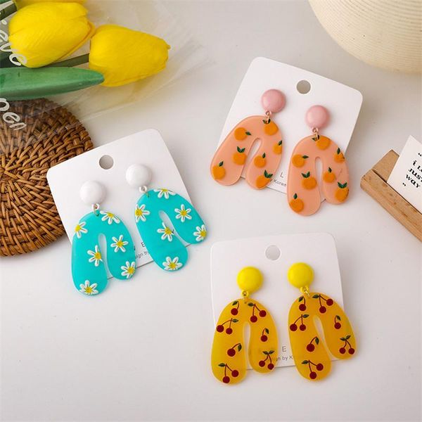 stud retro multicolor fresh fruit acrylic earrings long style modified face sweet temperament u-shaped earring trend, Golden;silver
stud retro multicolor fresh fruit acrylic earrings long style modified face sweet temperament u-shaped earring trend, Golden;silver