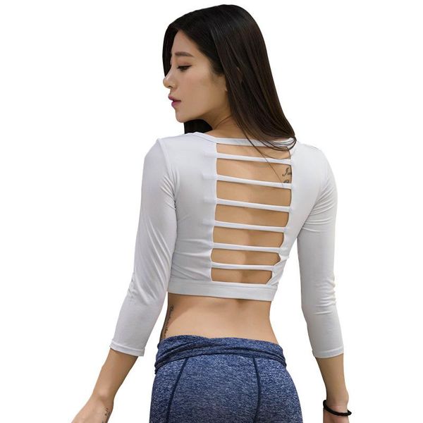 yoga outfits women sport gym compression tights t-shirt fitness back hollow out full spandex,polyester chiffon, White;red
yoga outfits women sport gym compression tights t-shirt fitness back hollow out full spandex,polyester chiffon, White;red