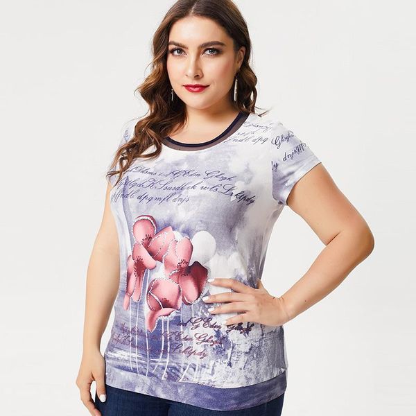 plus size t-shirt 2021 summer mother clothes women's short-sleeved printed fashion ladies retro elegant, Black
plus size t-shirt 2021 summer mother clothes women's short-sleeved printed fashion ladies retro elegant, Black