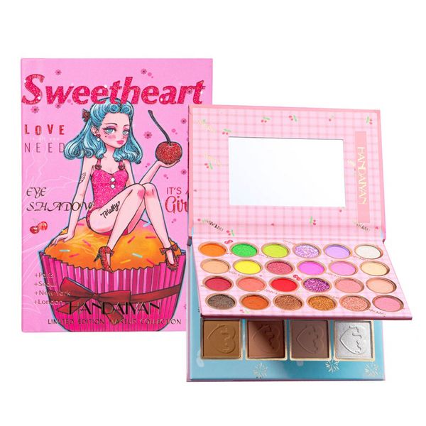 handaiyan new 32 colors eyeshadow palette with blush highlighter makeup sets cosmetics full set glitter blusher cheek powder kit
handaiyan new 32 colors eyeshadow palette with blush highlighter makeup sets cosmetics full set glitter blusher cheek powder kit
