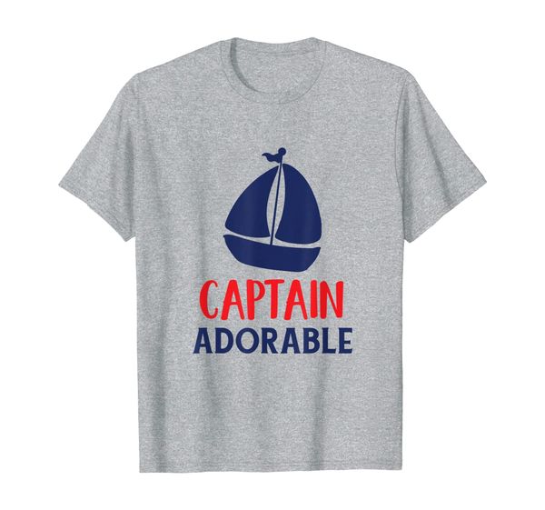 Captain Adorable Summer Vacation Trip Cruising T-Shirt, Mainly pictures