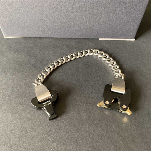 alyx river link bracelets 2020 men women titanium stainless steel 1017 alyx 9sm bracelet metal buckle q0717, Black
alyx river link bracelets 2020 men women titanium stainless steel 1017 alyx 9sm bracelet metal buckle q0717, Black