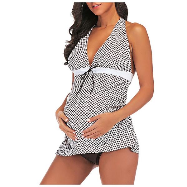 women's swimwear summer maternity pregnant women v neck striped bikini swimsuit pregnancy backless tankinis bathing suit beachwear, White;black
women's swimwear summer maternity pregnant women v neck striped bikini swimsuit pregnancy backless tankinis bathing suit beachwear, White;black