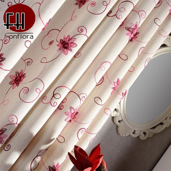 curtain & drapes pastoral blackout curtains for living room embroidered floral bedroom cotton linen fabric thick window treatments panel
curtain & drapes pastoral blackout curtains for living room embroidered floral bedroom cotton linen fabric thick window treatments panel