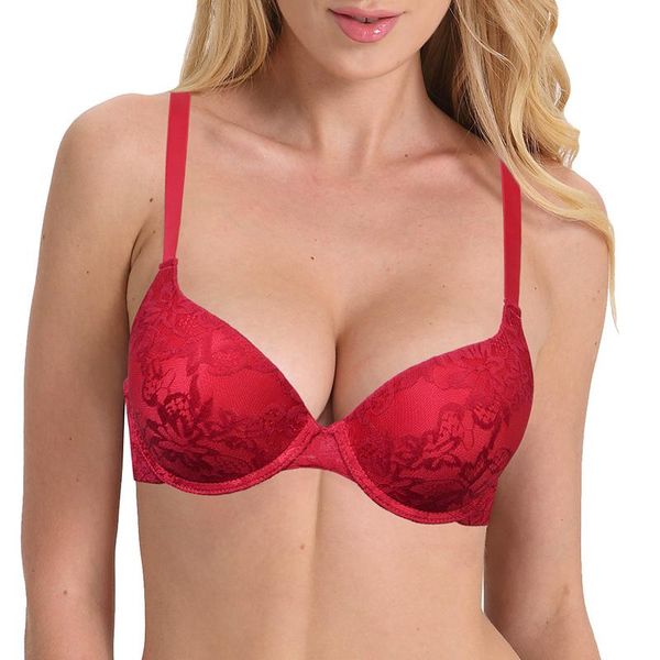 bras arrival yandw women's push up padded wire bone quality underwear lace brassiere plus size bralette 6 colors, Red;black
bras arrival yandw women's push up padded wire bone quality underwear lace brassiere plus size bralette 6 colors, Red;black