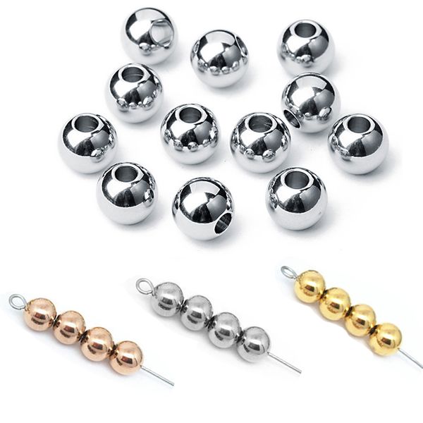 gold 3/4/5/6/8mm stainless steel spacer beads ball metal round loose beads for jewelry bracelet making diy accessories findings, Bronze;silver
gold 3/4/5/6/8mm stainless steel spacer beads ball metal round loose beads for jewelry bracelet making diy accessories findings, Bronze;silver