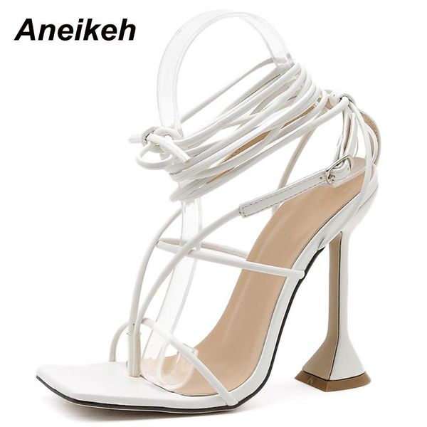 sandals aneikeh high heel women shoes pu cross-tied ladies peep toe solid fashion 2021 summer crystal gladiator party sandales, Black
sandals aneikeh high heel women shoes pu cross-tied ladies peep toe solid fashion 2021 summer crystal gladiator party sandales, Black