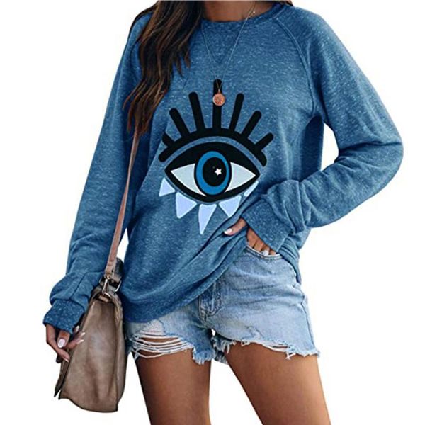 women's t-shirt elegant eyes print autumn t-shirts women o neck long sleeve athletic casual loose streetwear t shirt camisetas feminine, White
women's t-shirt elegant eyes print autumn t-shirts women o neck long sleeve athletic casual loose streetwear t shirt camisetas feminine, White