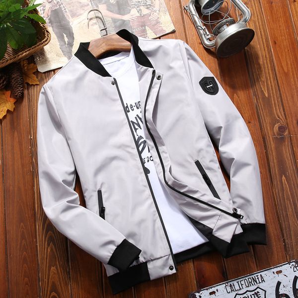 spring and autumn baseball collar fashion jacket korean slim casual coat cardigan zipper men's top, Black;brown
spring and autumn baseball collar fashion jacket korean slim casual coat cardigan zipper men's top, Black;brown