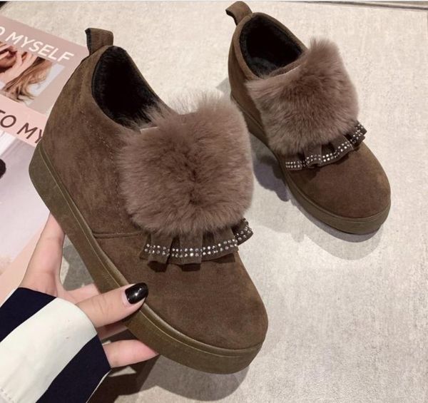 boots arrive nature wool ankle winter casual flat platform women snow high-quality leather lady shoes, Black
boots arrive nature wool ankle winter casual flat platform women snow high-quality leather lady shoes, Black