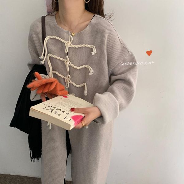 women's wool & blends women winter vintage long cashmere coat jacket twist button straight loose overcoat warm outerwear, Black
women's wool & blends women winter vintage long cashmere coat jacket twist button straight loose overcoat warm outerwear, Black