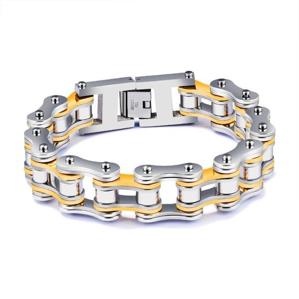 charm bracelets black red gold stainless steel metal punk wind motorcycle chain cool handsome men's personality bracelet 3-gs85, Golden;silver
charm bracelets black red gold stainless steel metal punk wind motorcycle chain cool handsome men's personality bracelet 3-gs85, Golden;silver