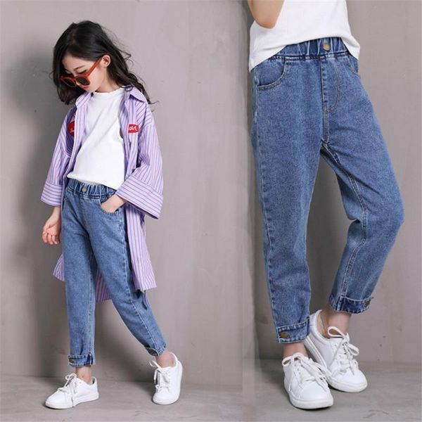 baby girls jeans 2021 new children pants casual solid high waist jeans for kids trousers fashion harem pants teens clothes 14 y, Blue
baby girls jeans 2021 new children pants casual solid high waist jeans for kids trousers fashion harem pants teens clothes 14 y, Blue