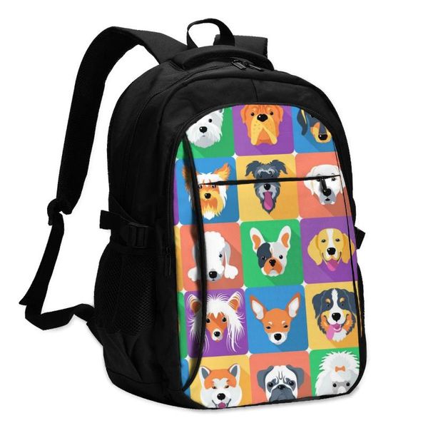 backpack bags school for boy girl teenagerfunny cartoon dogs heads usb charge computer lapback pack
backpack bags school for boy girl teenagerfunny cartoon dogs heads usb charge computer lapback pack