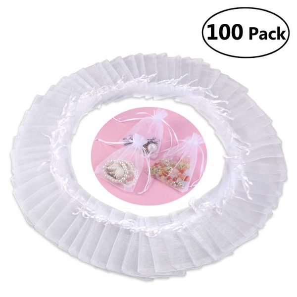 100pcs 9*12cm organza drawstring gift bags wedding favor bags jewellery pouches (white)
100pcs 9*12cm organza drawstring gift bags wedding favor bags jewellery pouches (white)