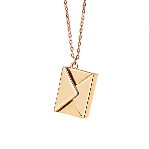 chains s925 sterling silver envelope necklace female fashion simple square pendant temperament clavicle chain
chains s925 sterling silver envelope necklace female fashion simple square pendant temperament clavicle chain