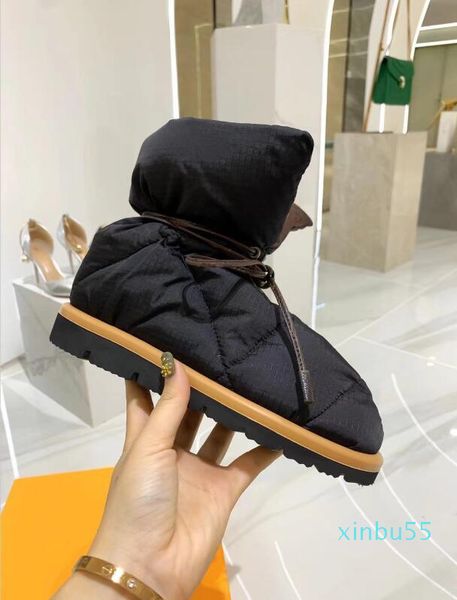 pillow comfort ankle boot designer luxury women winter snow nylon boots, Black
pillow comfort ankle boot designer luxury women winter snow nylon boots, Black