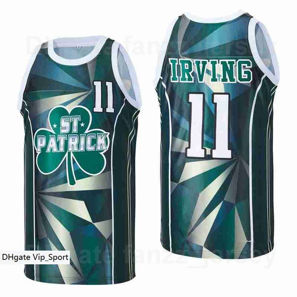 men st patrick high school kyrie irving basketball jersey 11 clover hip hop breathable for sport fans hiphop pure cotton shirt team color gr, Black
men st patrick high school kyrie irving basketball jersey 11 clover hip hop breathable for sport fans hiphop pure cotton shirt team color gr, Black