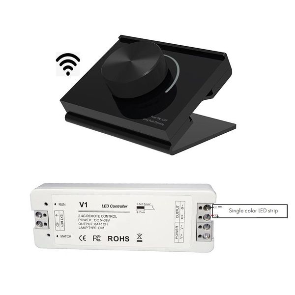 desk mount rotary panel 2.4g rf remote controller and wireless receiver for 3528 single color strip string tape light dim
desk mount rotary panel 2.4g rf remote controller and wireless receiver for 3528 single color strip string tape light dim