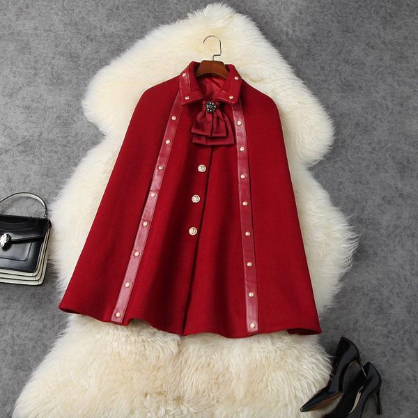 women's wool & blends 2021 winter women girls woolen poncho coat turn down collar single breasted vintage fashion gothic style black ou
women's wool & blends 2021 winter women girls woolen poncho coat turn down collar single breasted vintage fashion gothic style black ou