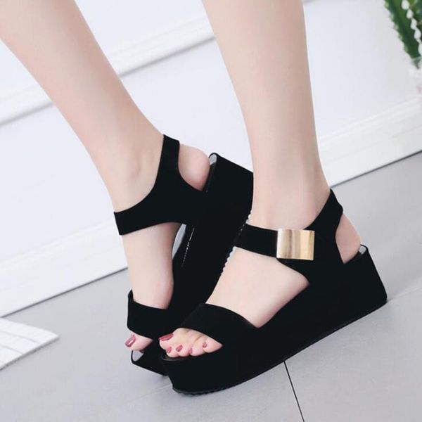 sandals mhyons 2021 summer women flat shoes woman platform comfortable casual hook loop sanda women's footwear, Black
sandals mhyons 2021 summer women flat shoes woman platform comfortable casual hook loop sanda women's footwear, Black