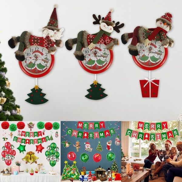 wall clocks 1pcs creative christmas clock santa claus snowman decoration home party children xmas gifts
wall clocks 1pcs creative christmas clock santa claus snowman decoration home party children xmas gifts