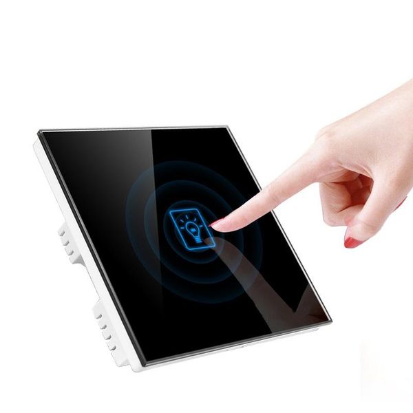 smart home control uk eu wall touch switch, baijiang crystal glass panel,1 way light ac 220-250v,50w
smart home control uk eu wall touch switch, baijiang crystal glass panel,1 way light ac 220-250v,50w
