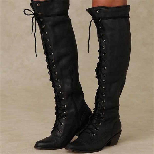 women's long boots 2021 autumn and winter new foreign trade style european and american fashion square heel strap boots y1018, Black
women's long boots 2021 autumn and winter new foreign trade style european and american fashion square heel strap boots y1018, Black