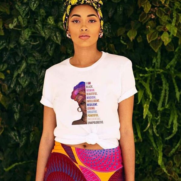i am a strong women t shirt melanin queen clothes cool black girl print hip hop tee streetwear, White
i am a strong women t shirt melanin queen clothes cool black girl print hip hop tee streetwear, White