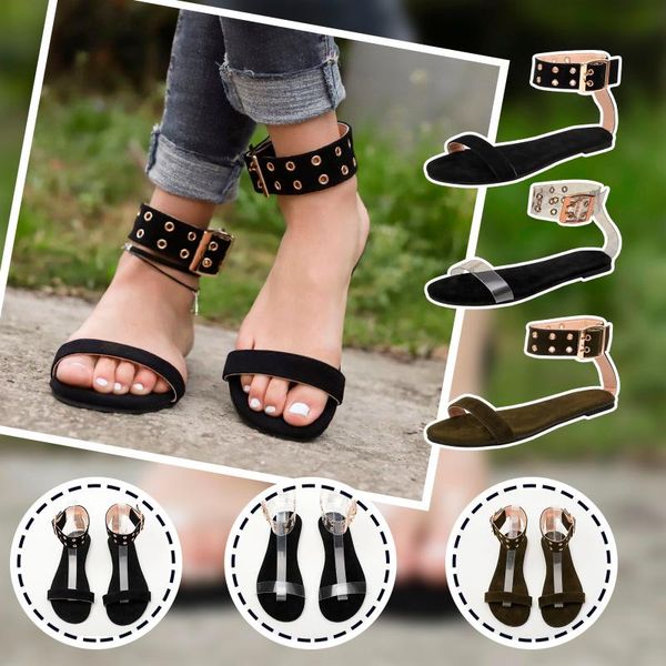 sandals summer open toe ladies big size fashion casual platform shoes women buckle strap flat beach, Black
sandals summer open toe ladies big size fashion casual platform shoes women buckle strap flat beach, Black