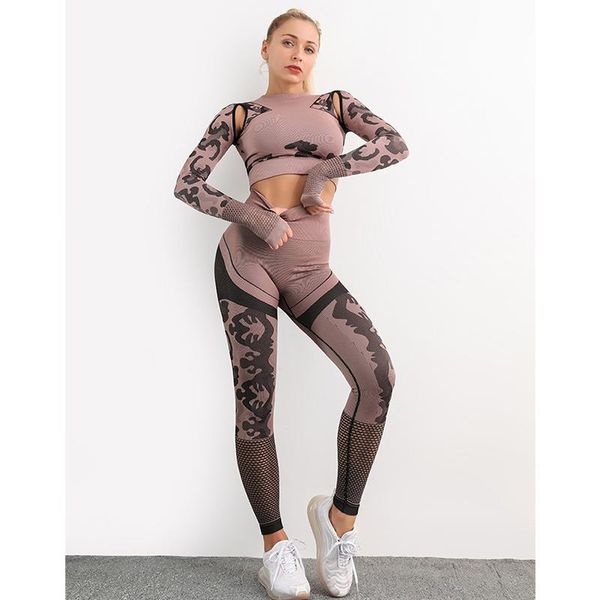sport fitness seamless yoga set suit camouflage workout clothes gym for women leggings breathable long-sleeved yoga suit, White;red
sport fitness seamless yoga set suit camouflage workout clothes gym for women leggings breathable long-sleeved yoga suit, White;red