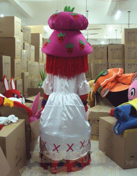 mascot costumes sweet pink strawberry girl mascot costume mascotte lassock with pink bushy hairs white shirt pink skirt adult, Black;red
mascot costumes sweet pink strawberry girl mascot costume mascotte lassock with pink bushy hairs white shirt pink skirt adult, Black;red