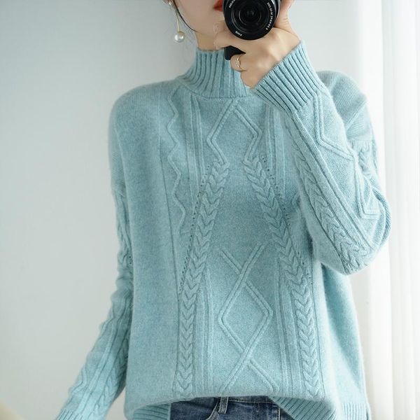 women's sweaters 2021 style 100% wool ladies high neck pullover sweater long sleeve pure color all-match casual cashmere base, White;black
women's sweaters 2021 style 100% wool ladies high neck pullover sweater long sleeve pure color all-match casual cashmere base, White;black