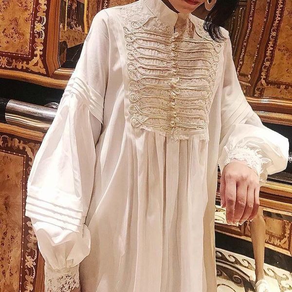 casual dresses tvvovvin summer embroidery lace vintage white dress female lantern long sleeve stand collar party women fashion b029, Black;gray
casual dresses tvvovvin summer embroidery lace vintage white dress female lantern long sleeve stand collar party women fashion b029, Black;gray