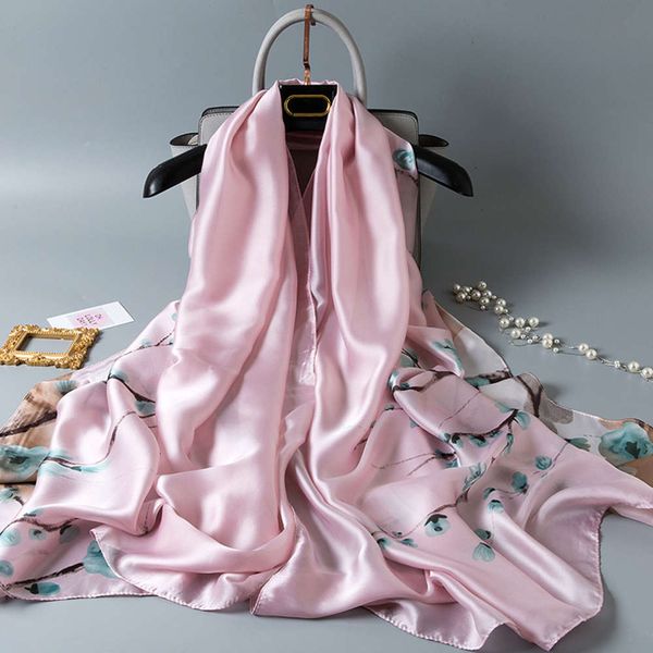 new long autumn winter warm double layer simulation silk satin fashion printed scarf spring sound, Blue;black
new long autumn winter warm double layer simulation silk satin fashion printed scarf spring sound, Blue;black