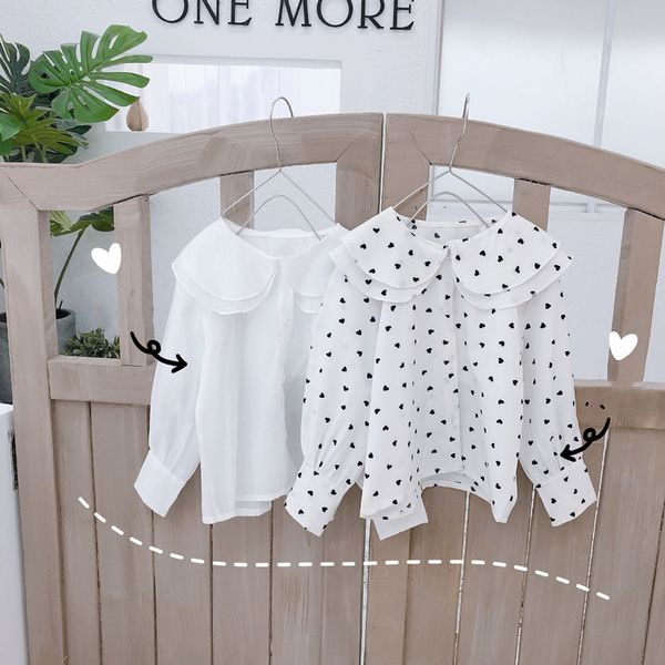 2021 new children korean pan collar blouse shirts autumn kids shirt cardigan girls clothing outerwear jawu, White
2021 new children korean pan collar blouse shirts autumn kids shirt cardigan girls clothing outerwear jawu, White